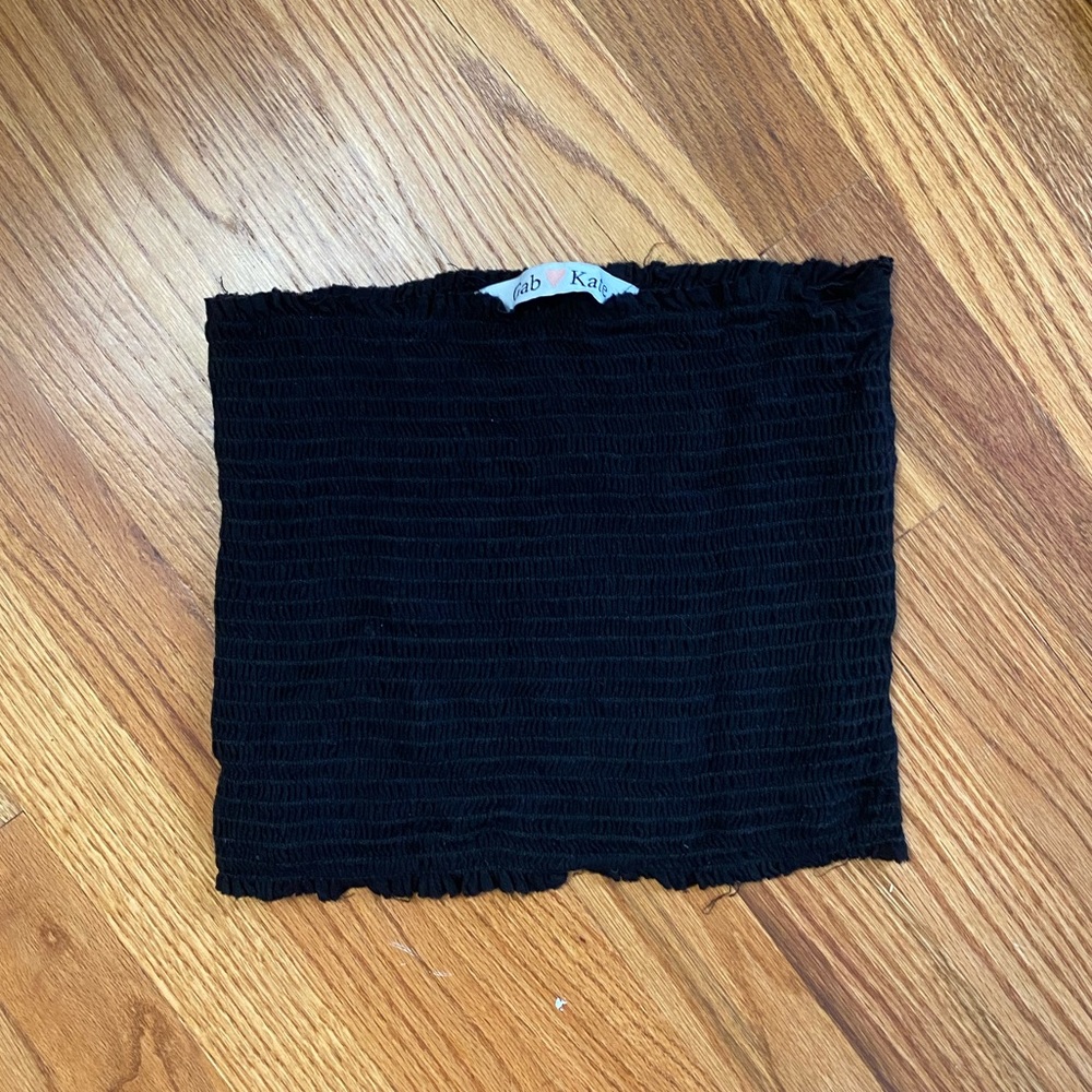Black tube top